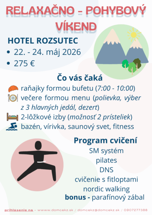 Relaxačno – pohybový víkend