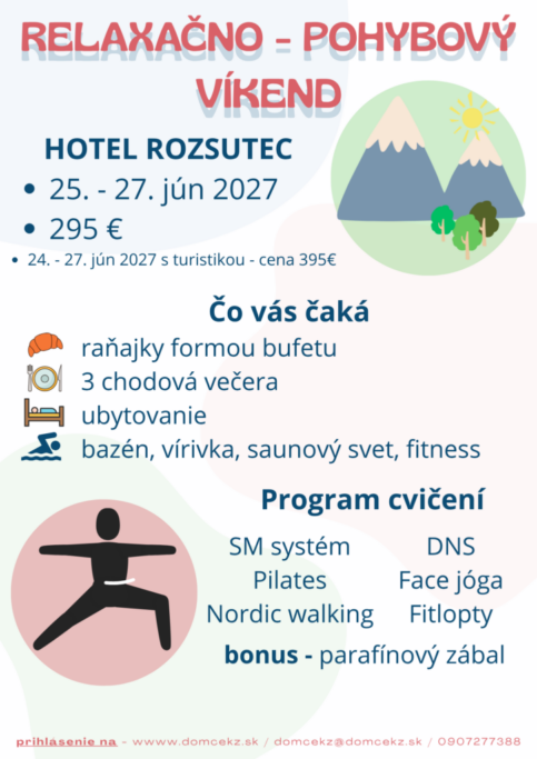 Relaxačno – pohybový víkend